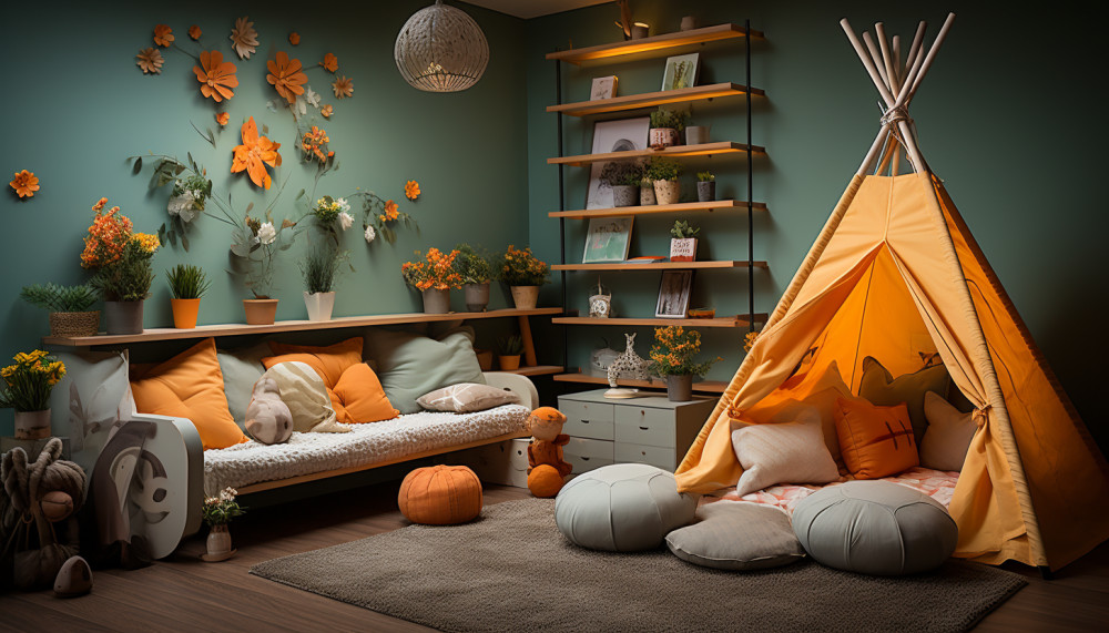 Pourquoi est-ce une bonne idée d'avoir un tipi dans la chambre des enfants ?